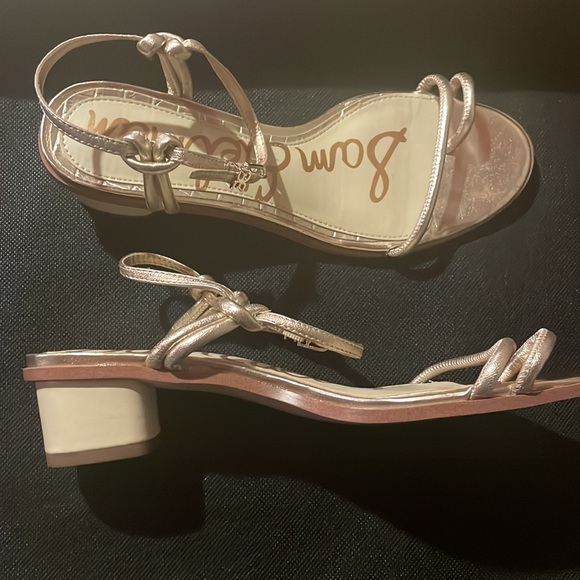 Sam Edelman Gold Sandals - Picture 5 of 14